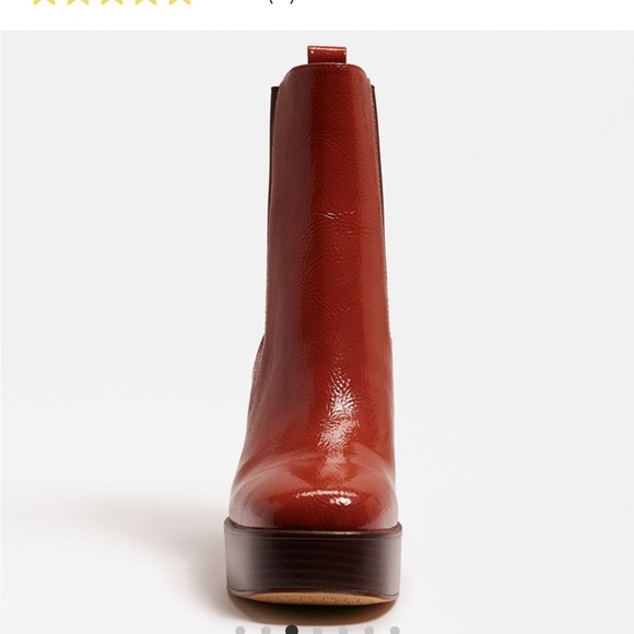 Circus NY Stace Platform Patent Boot in Toffee - Picture 3 of 6